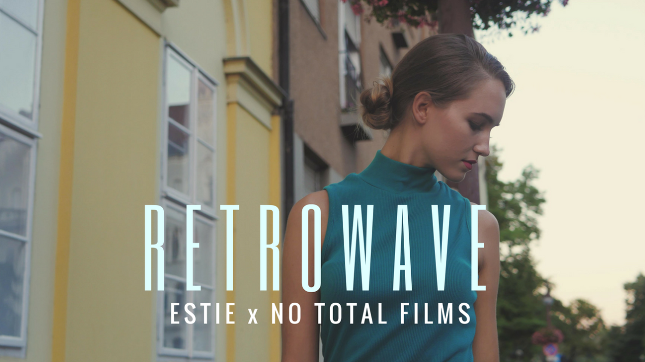 estie x no total films fashion clip in 4K Retrowave 4K video